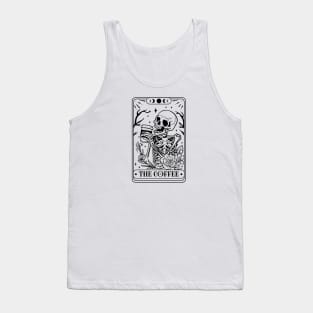 Skeleton Coffee Tarot Card Tank Top